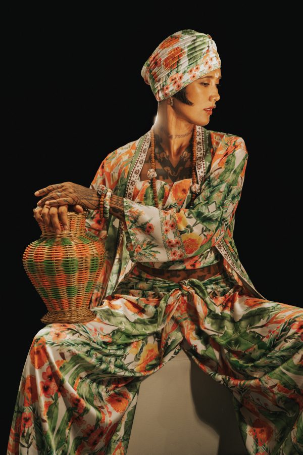 Amanda Coat Tropical