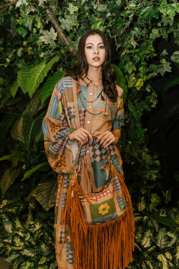 Patchwork Fringe Bag