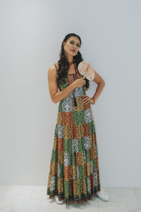 Gringsing Patchwork Boho Skirt