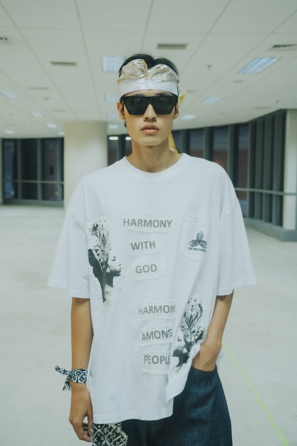 Wayan T-Shirt with Tri Hita Karana Patch