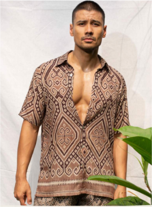Borneo Ikat Resort Shirt