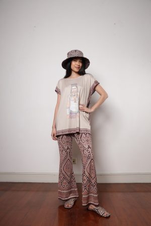 Borneo Ikat Bellbottom
