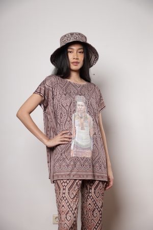Orang Dayak Ikat Full Blouse