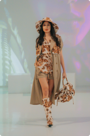 Safari Dress with Tiger Vest
