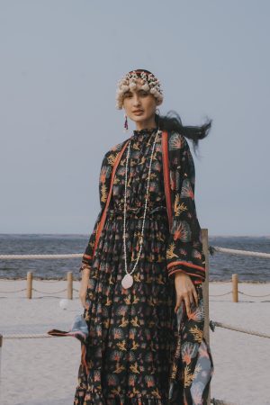 Taormina Dress Coral Lombok